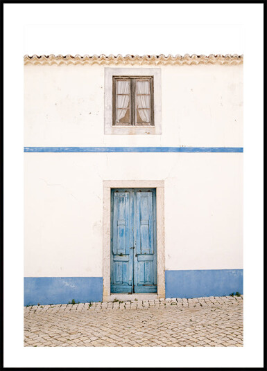 Ericeira Blue Door Plakat Plakat / 30x40cm