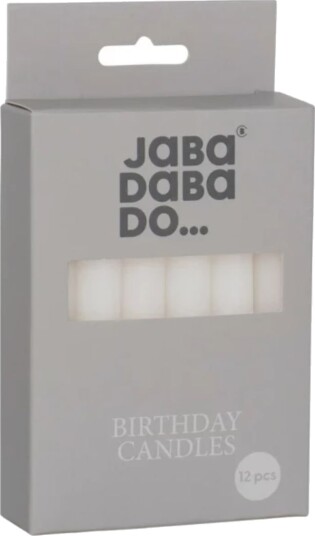JaBaDaBaDo Candles For Birthdaytrain White ONE SIZE JaBaDaBaDo Candles For Birthdaytrain White ONE SIZE
