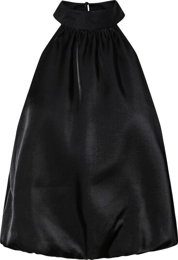 Pieces Pcvivvi Sl Bubblehem Bluse - Svart