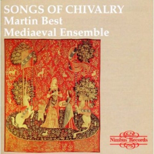 Martin Best Medieval Ensemble  Songs Of Chivalry Medieval Songs & Dances  CD
