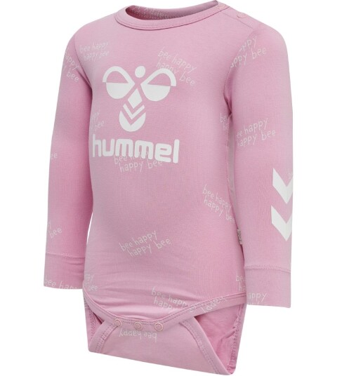 Hummel Body L/æ hmlCalen Mauve Mist 62 Langermet Body Rosa