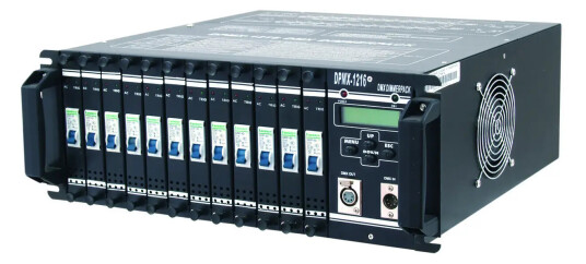 EuroLite DPMX-1216 DMX Dimmer Pack EuroLite DPMX-1216 DMX Dimmer Pack