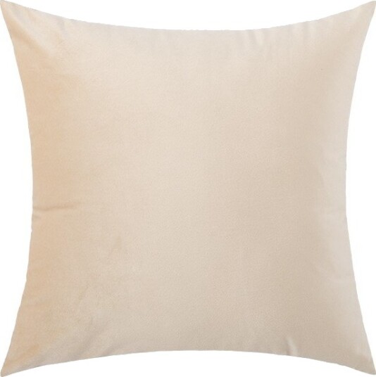 Putetrekk   Nordic Velvet offwhite Size: 45 x 45 cm