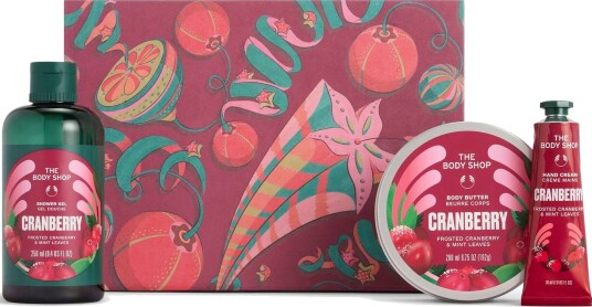 The Body Shop Cranberry Frosted Cranberry & Mint Leaves Essentials