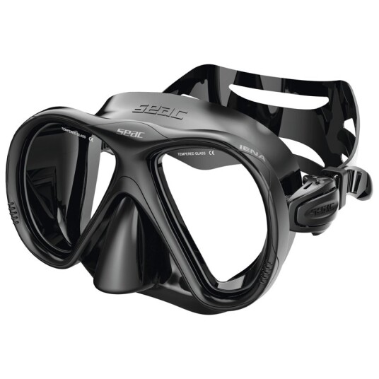 Seac Snorkelmaske Iena-S Svart/Sølv Seac Snorkelmaske Iena-S Svart/Sølv
