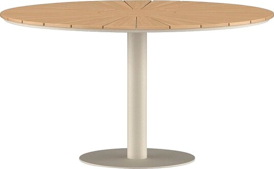 Croft rundt spisebord 120 cm utendørs   Beige