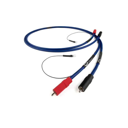 Chord ClearwayX Analog RCA m/jording Signalkabel til platespiller   1,2 meter