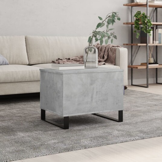 Salongbord betonggrå 60x44,5x45 cm konstruert tre 8721012112711