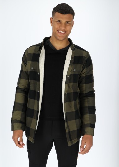Swedemount Forest Pile Shirt Ii Olive/Black 4xl Langarmede Skjorter