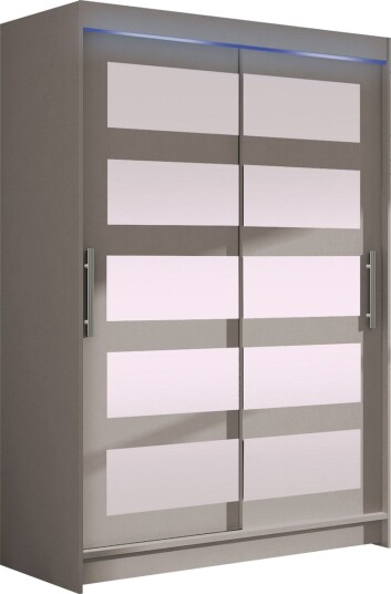 Biscayne Garderobeskap Med Speil 120x200 cm -
