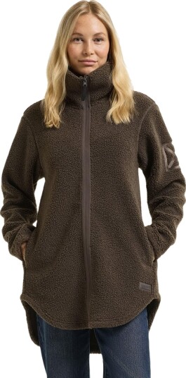 Didriksons Fleecejakke Umi Full zip Brun