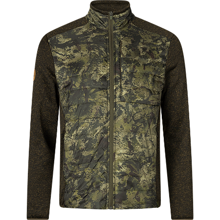 Theo Hybrid Camo Fleece Väst Pine Green/InVis Green 4XL