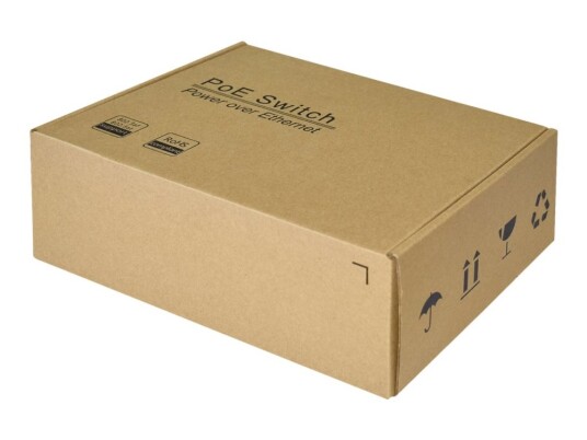 Digitus Dn-651109 - Switch - Ikke-Styrt - 4 X 10/100/1000 (Poe+) + 2 X Gigabit Sfp (Opplink) - Din-Skinnemonterbar - Poe+ - Dc Power