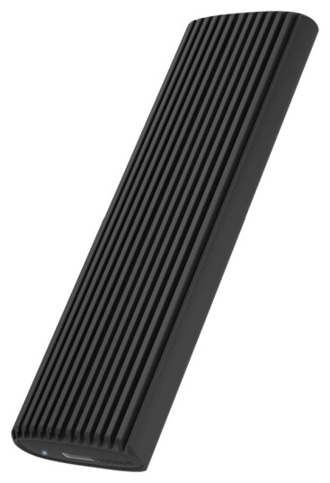 Icy Box 61124 M.2 NVMe & SATA SSD Kabinett med USB 3.1 Type-C