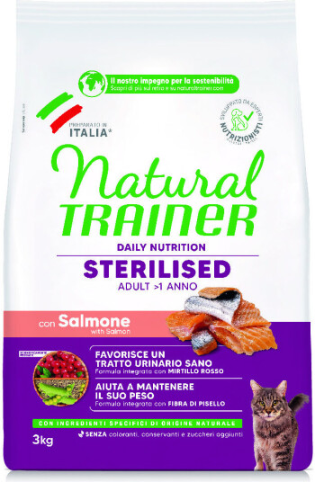 Natural Trainer Tørrfôr Trainer Naturlig Sterilisert Laks 3 kg