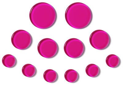 SlapKlatz Gel Pads 10-piece Box pink