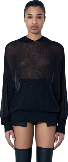 Rick Owens Dame Gensere & Hettegensere Svart S,
