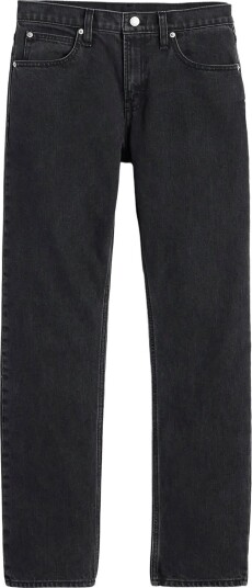 GAP Mid Rise Straight Taper Jeans Black 24 Regular