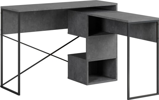 Menora Skrivebord 110 cm - Retro Grey