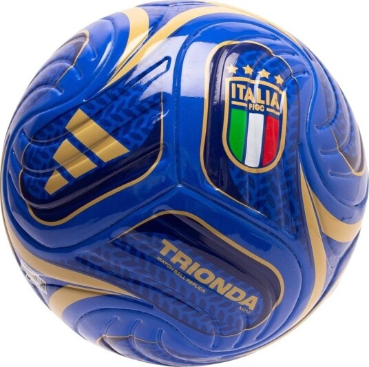 adidas Fotball Italia Mini Hjem Blå/Victory Blue/Hazy Beige Str. 1