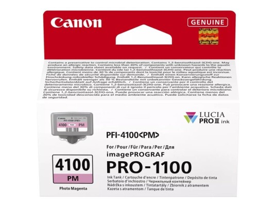 Canon Pfi-4100 Pm - 80 Ml - Fotomagenta - Original - Hengeboks - Blekkbeholder - For Imageprograf Pro-1100