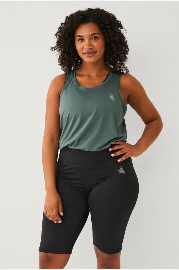 Zizzi Treningsshorts Asus Long Shorts Svart Zizzi Treningsshorts Asus Long Shorts Svart