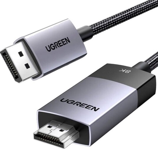 Ugreen Displayport Til Hdmi Kabel 2M Svart 80397