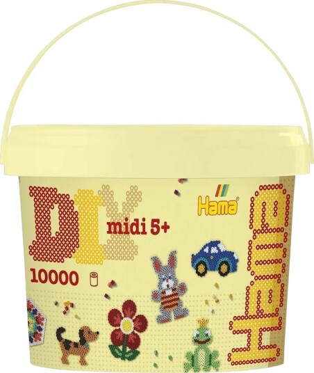 HAMA Midi beads 10,000 pcs mix 00 388000 HAMA Midi beads 10,000 pcs mix 00 388000