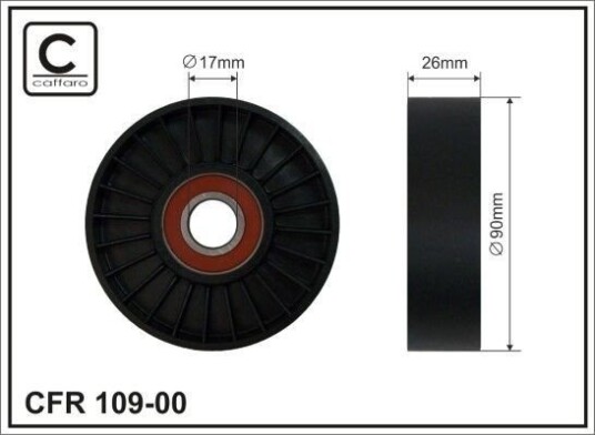CAFFARO 109-00 Strammehjul, kilerem