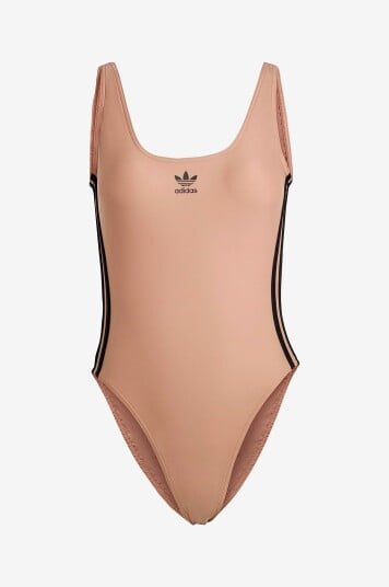adidas Sport Performance - Badedrakt Adicolor 3S Suit - Brun