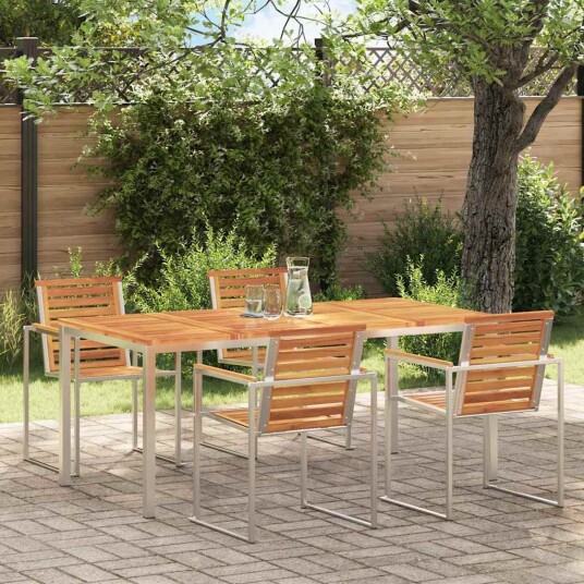  Ute spisebord Brun 180 x 90 x 75 cm heltre akasie