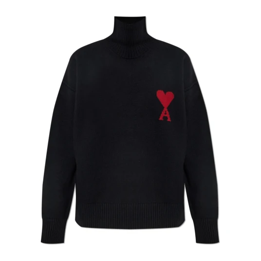 Ami Paris unisex Strikkevarer Svart XS,
