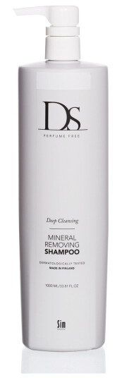 DS Sim Sensitive Mineralfjerner Sjampo 1000 ml - Dyp Rens for Alle Hårtyper