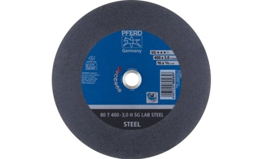 Pferd 80 T 400-3,0 H Sg Lab Steel/32,0, Stål, Gjutjärn, Pferd, 3,2 Cm, 40 Cm, 3800 Rpm, 10 Styck