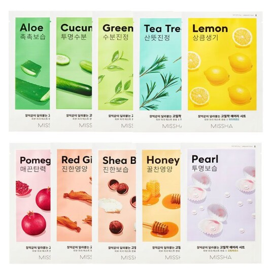 Missha Airy Fit Mask Set 10pcs