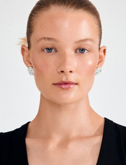 Pilgrim Haze Earrings Silver Plated   Silver   ONE SIZE