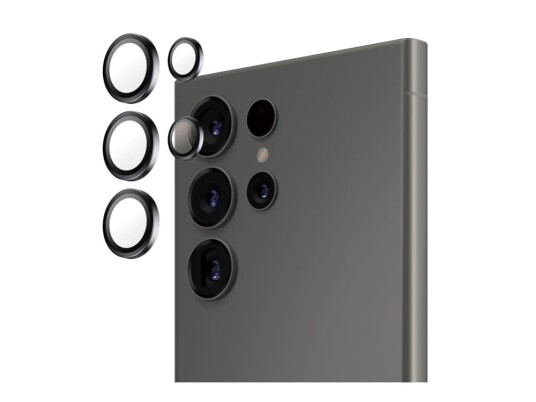 PanzerGlass Hoops Kameralinsebeskytter for Samsung Galaxy S25 Ultra - Svart
