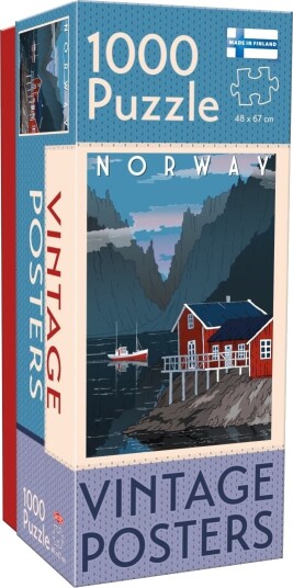 Tactic Puzzle Lovers Vintage Posters Norway 1000 Pcs Puzzle
