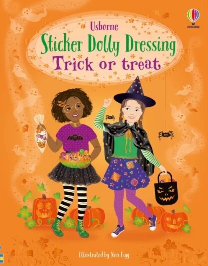 Sticker Dolly Dressing Trick Or Treat Av Fiona Watt