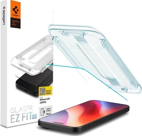 Spigen Glass tR EZ Fit HD 1 Pack - Transparency - iPhone 16 Pro Max