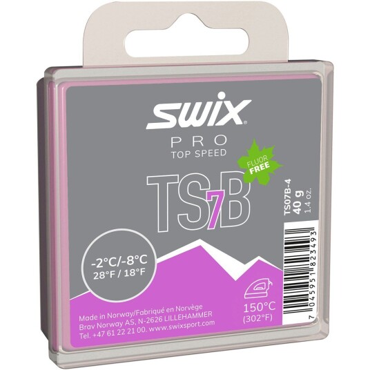 Swix TS7 Black -2°C/-8°C 40g Swix TS7 Black -2°C/-8°C 40g