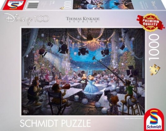 Schmidt Spiele Disney 100Th Celebration 1000 Stykker Tegneserier 12 År