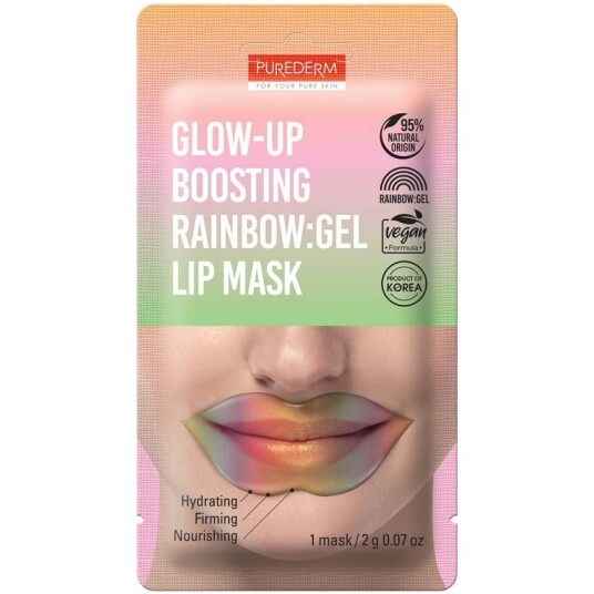 Purederm Glow Up Boosting RAINBOW:gel Lip Mask 2 g Purederm Glow Up Boosting RAINBOW:gel Lip Mask 2 g