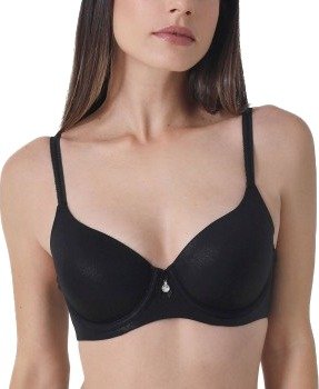 sassa BH Sparkling Light Padded Underwired Bra Svart D 75 Dame