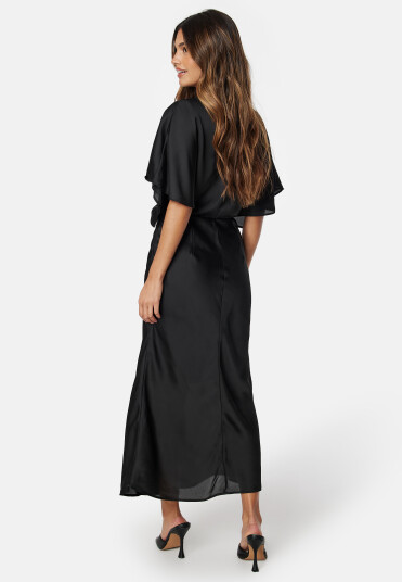 Bubbleroom Occasion Selena Satin Dress Black 46
