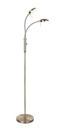 Halo Design - Vegas Gulvlampe 2-armet Dimmer Antik Messing Halo Design - Vegas Gulvlampe 2-armet Dimmer Antik Messing