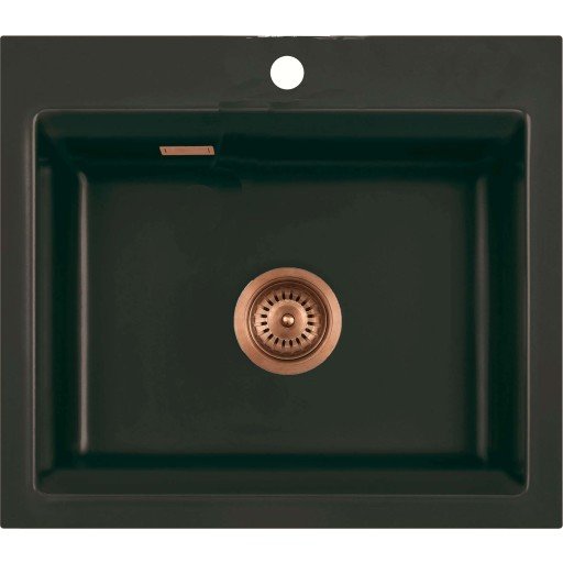 Lavabo Kara 57 kjøkkenvask 57,5x51 cm, sort