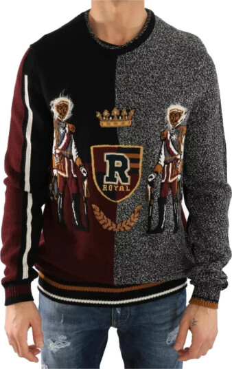 Dolce & Gabbana Herre Strikkevarer Flerfarget M,