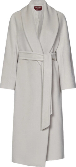 Max Mara Dame Frakker Hvit L,