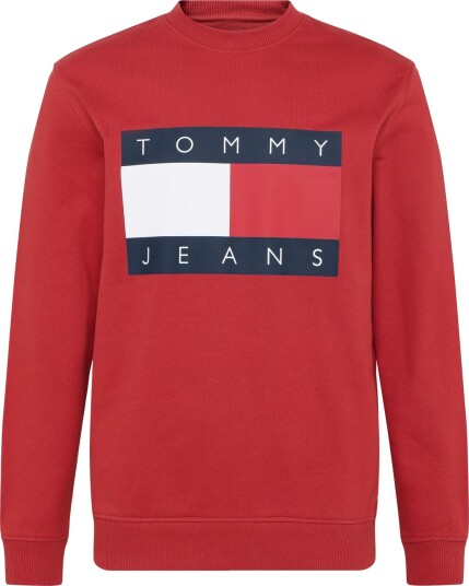 Tommy Jeans Tjm Reg Big Flag Cneck Red M